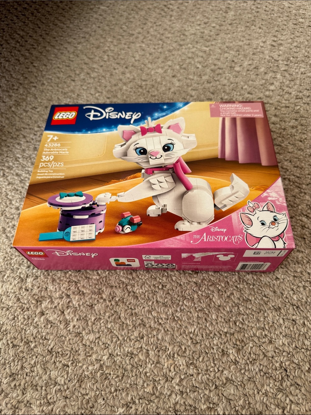 BNIB LEGO Disney Marie Cat Figure - White, Pink, Purple - Picture 5 of 5